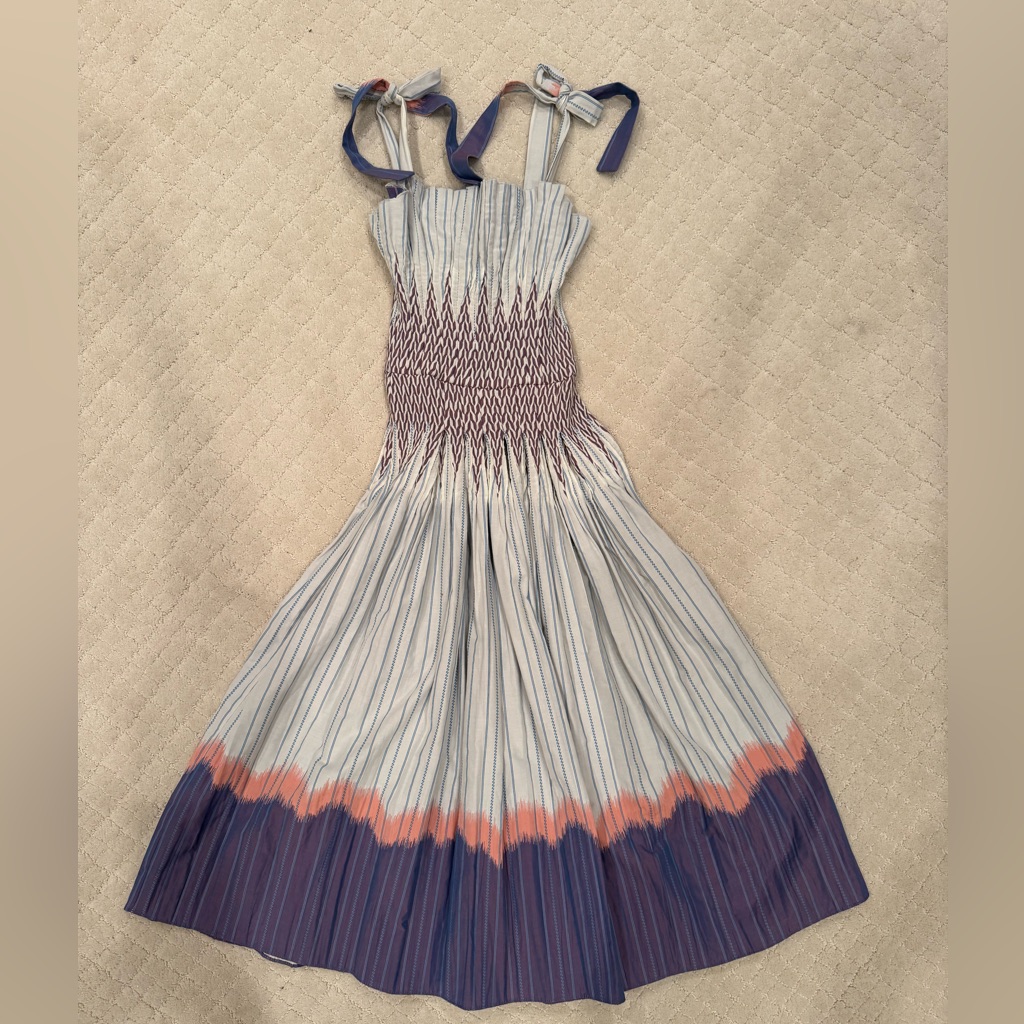 Hunter Bell Striped Maxi Dress In Purple And Pink